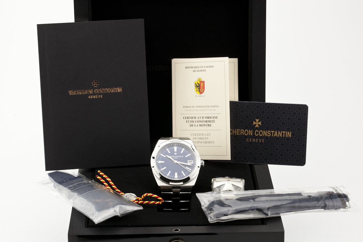 VACHERON CONSTANTIN 箱セット Vacheron Constantin Overseas 41mm Blue Dial 4500V/110A-B128